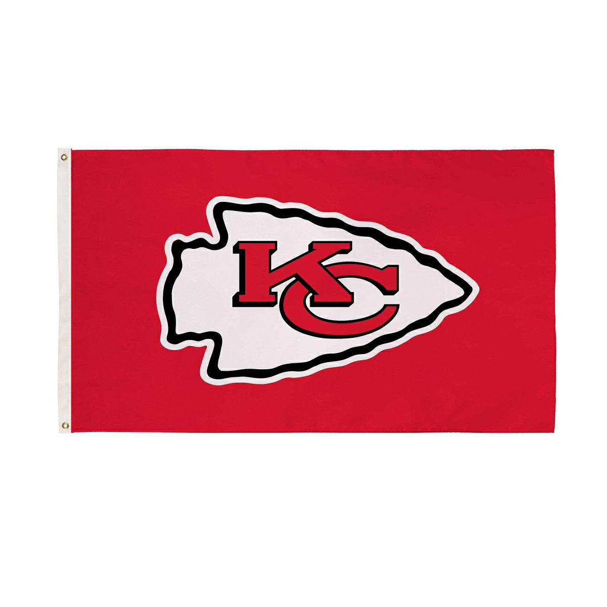 Kansas City Chiefs Single Sided Estate Flag with 2 Grommets, 3'x5' - NFL Home