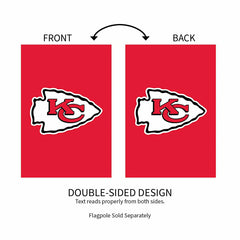 Kansas City Chiefs Applique House Flag - NFL Home