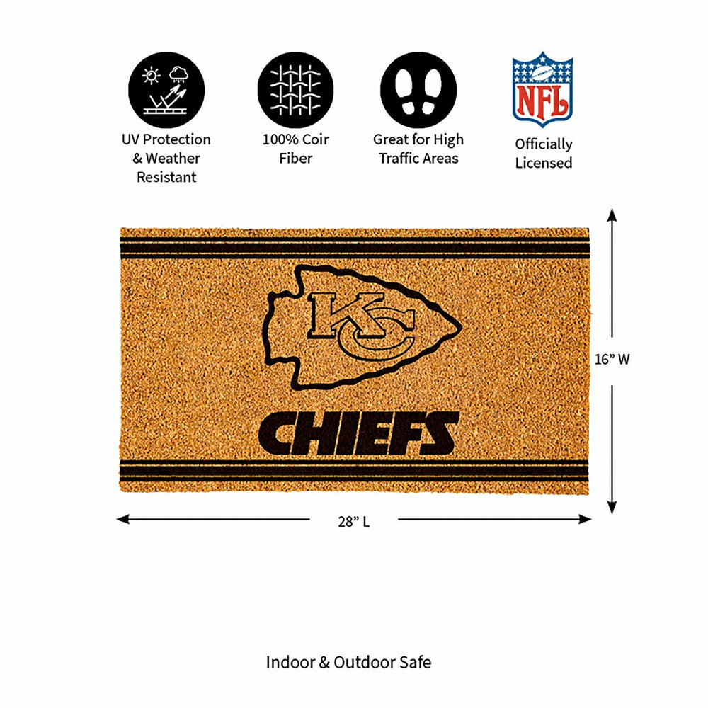 Kansas City Chiefs, Coir Mat 1C - NFL