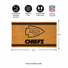 Kansas City Chiefs, Coir Mat 1C - NFL