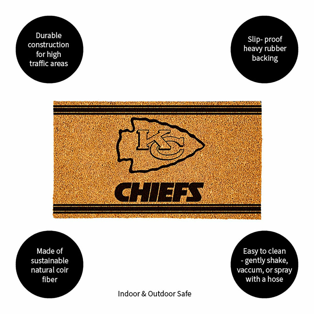 Kansas City Chiefs, Coir Mat 1C - NFL