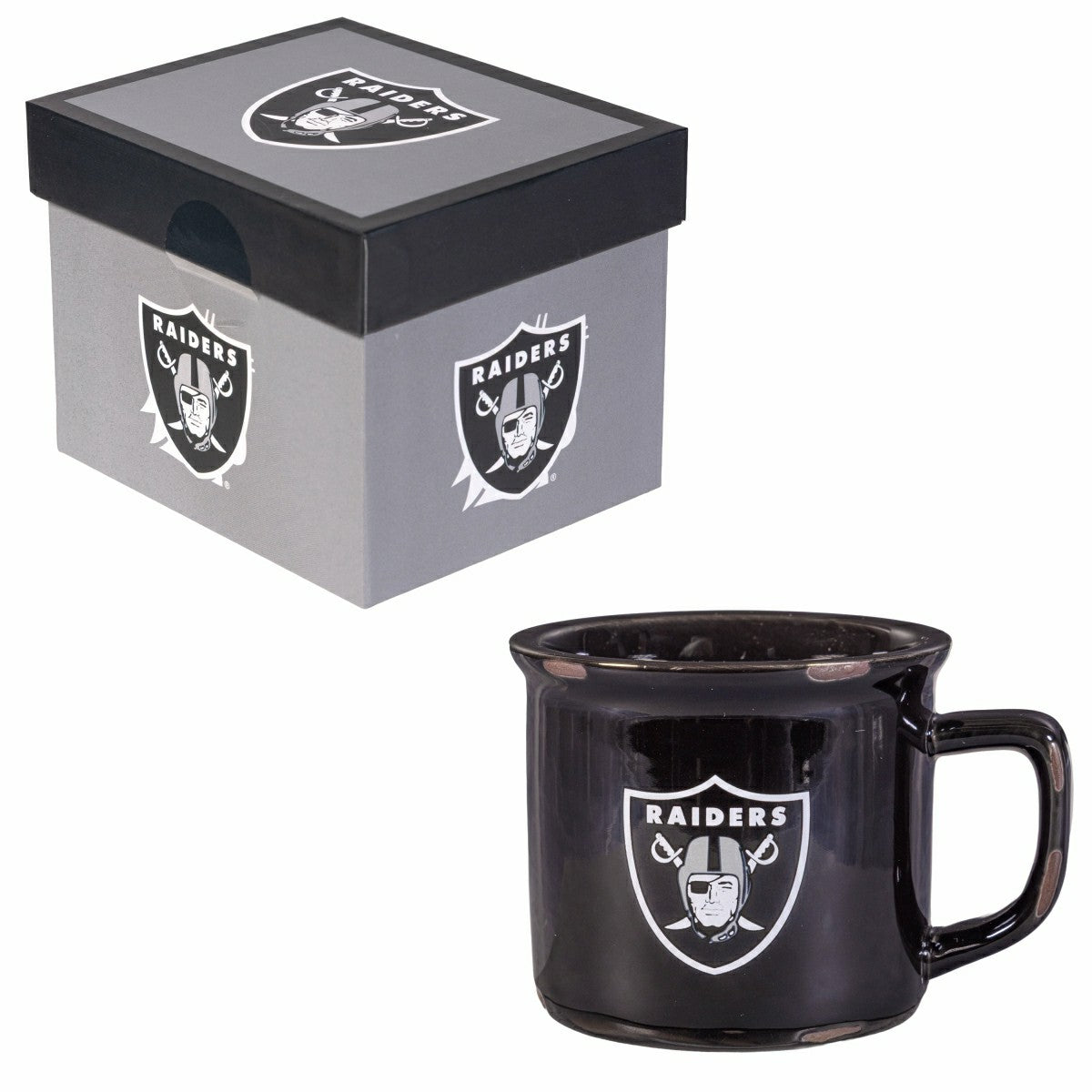 Las Vegas Raiders Ceramic Camp Cup with Enamel Finish, 14oz - NFL