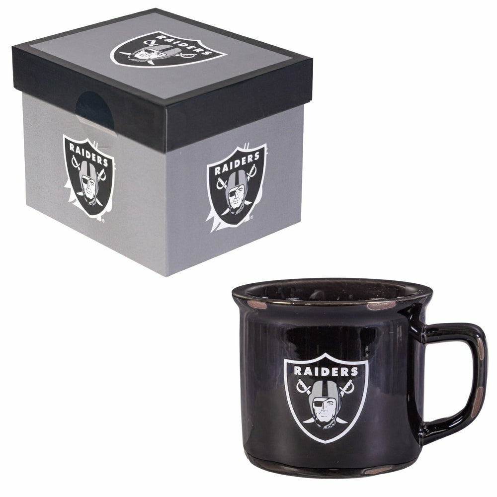 Las Vegas Raiders Ceramic Camp Cup with Enamel Finish, 14oz - NFL