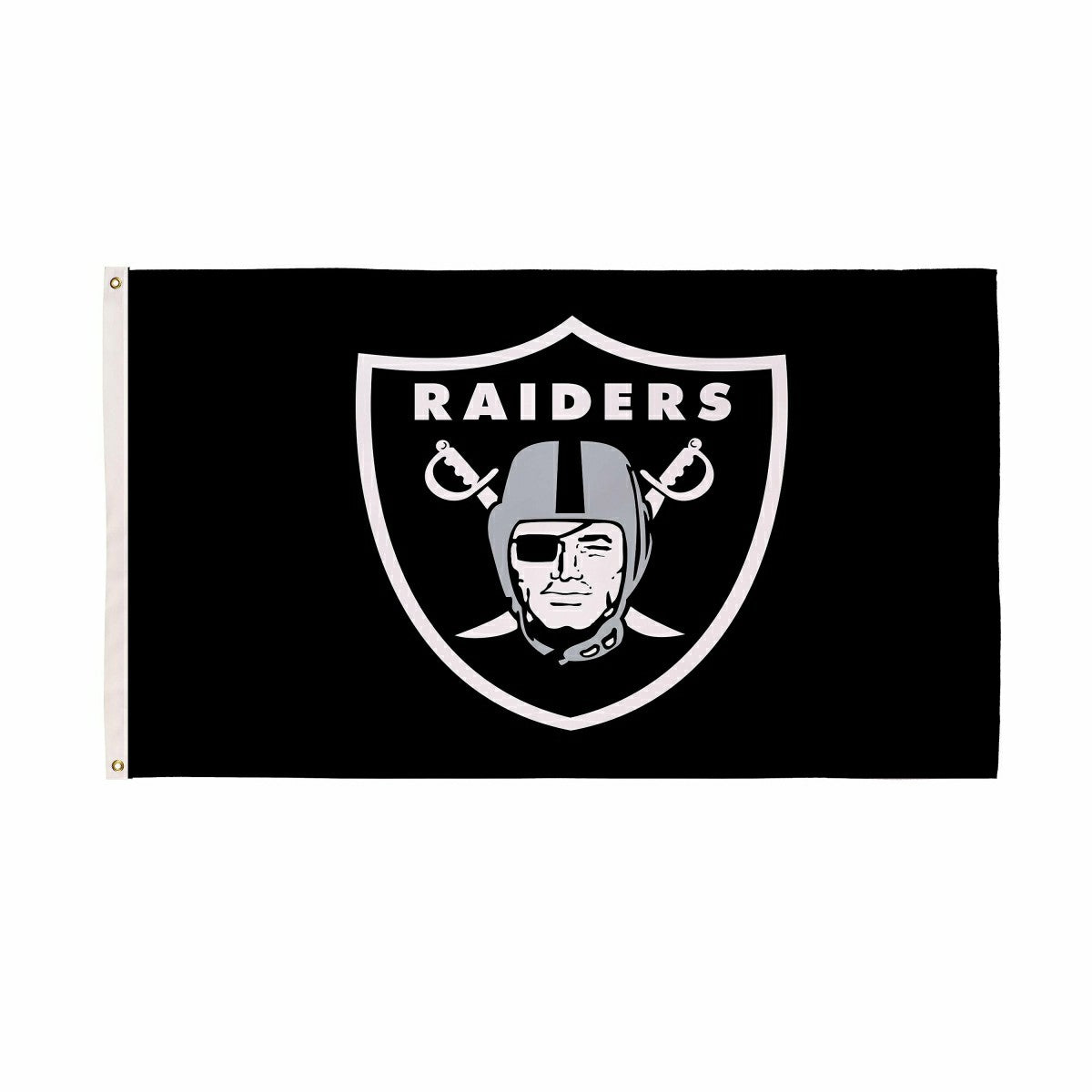 Las Vegas Raiders Single Sided Estate Flag with 2 Grommets, 3'x5' - NFL Home