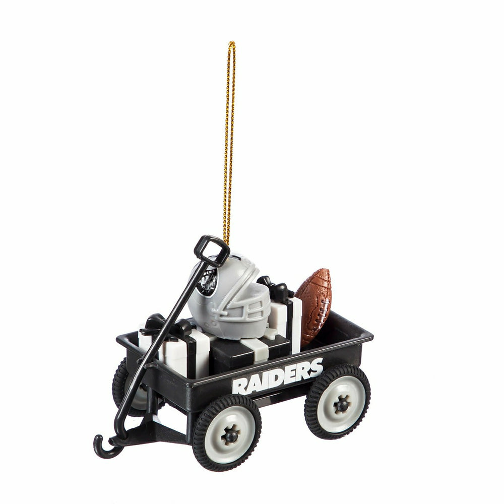 Oakland Raiders Team Wagon Ornament - NFL Home