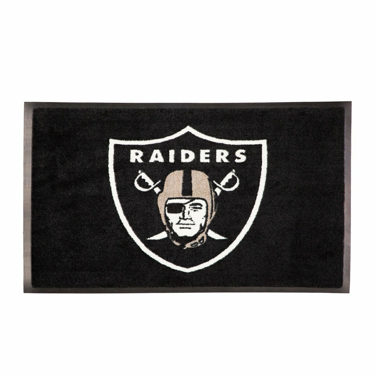 3'x5' Large USA Indoor Outdoor Outdoor Entryway Mat, Las Vegas Raiders - NFL