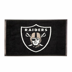 3'x5' Large USA Indoor Outdoor Outdoor Entryway Mat, Las Vegas Raiders - NFL