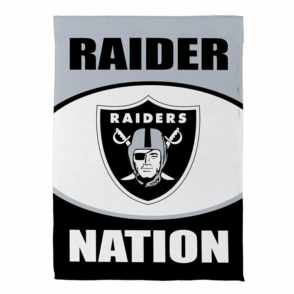 Las Vegas Raiders Suede Flag, House - NFL