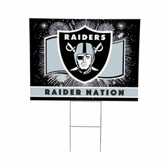 Las Vegas Raiders Yard Sign, Patriotic - NFL Home