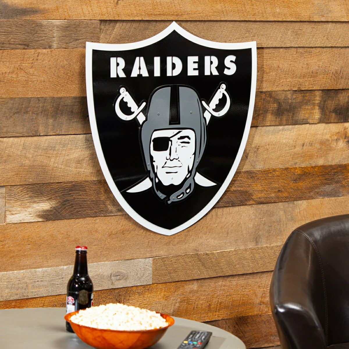 LAS VEGAS RAIDERS Premier Metal Wall Art - NFL Home