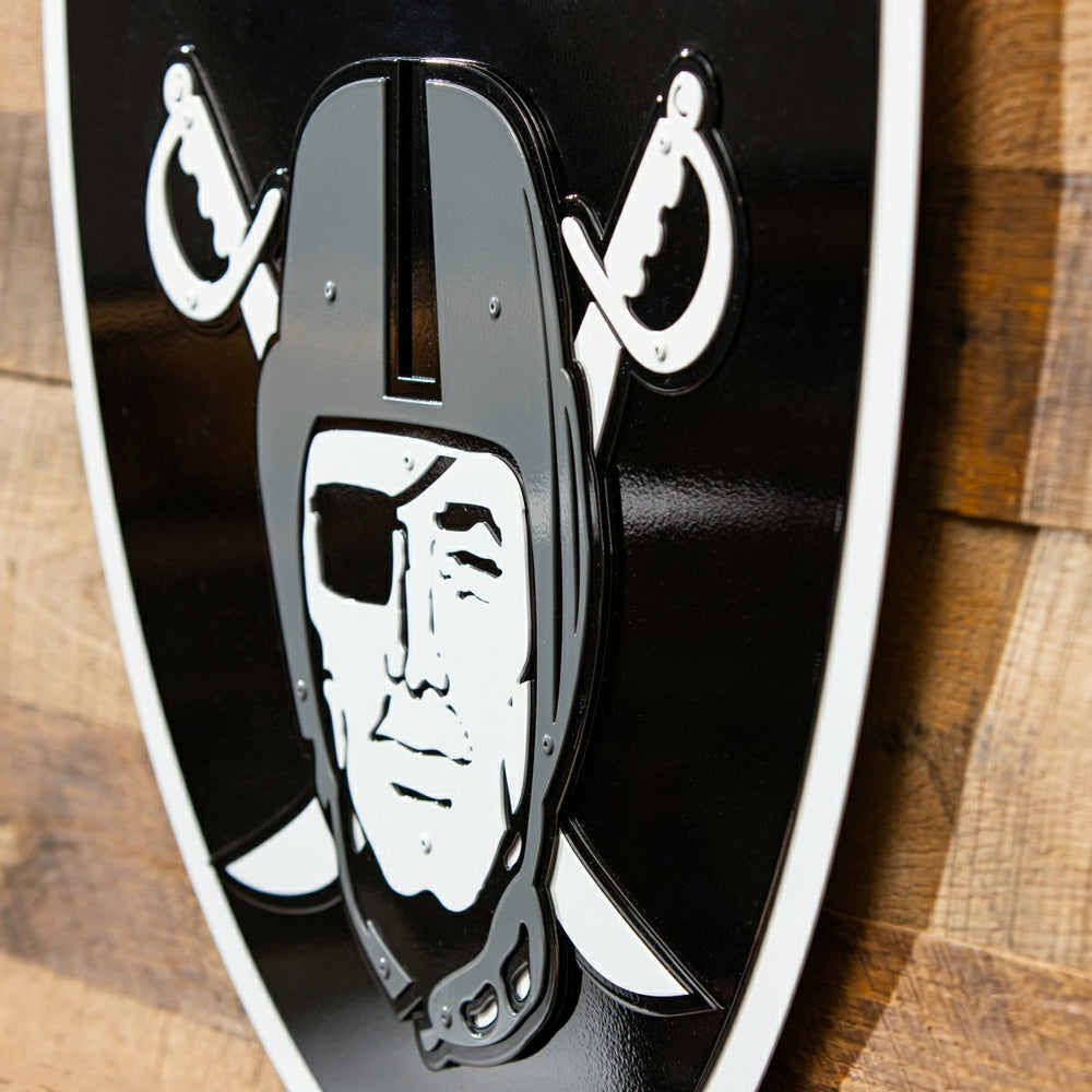 LAS VEGAS RAIDERS Premier Metal Wall Art - NFL Home