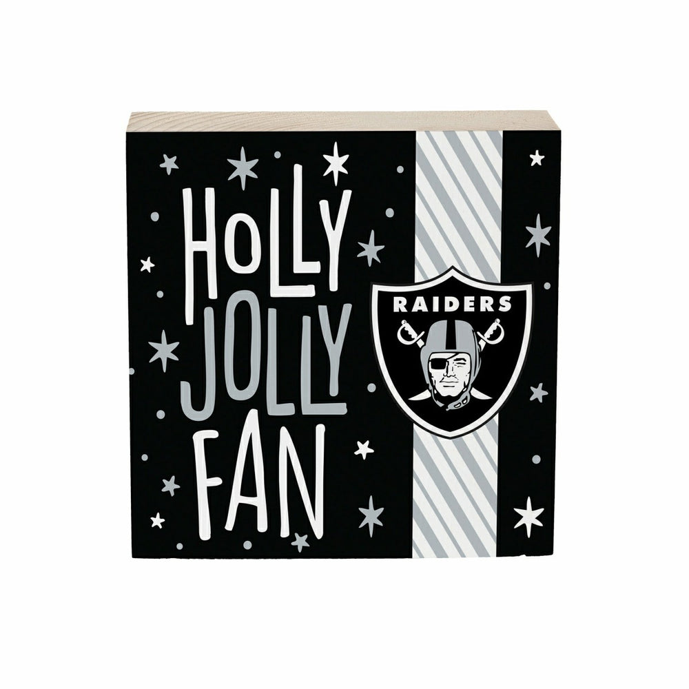 Las Vegas Raiders Block, Holiday, 6x6 - NFL Home