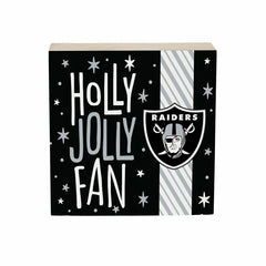 Las Vegas Raiders Block, Holiday, 6x6 - NFL Home
