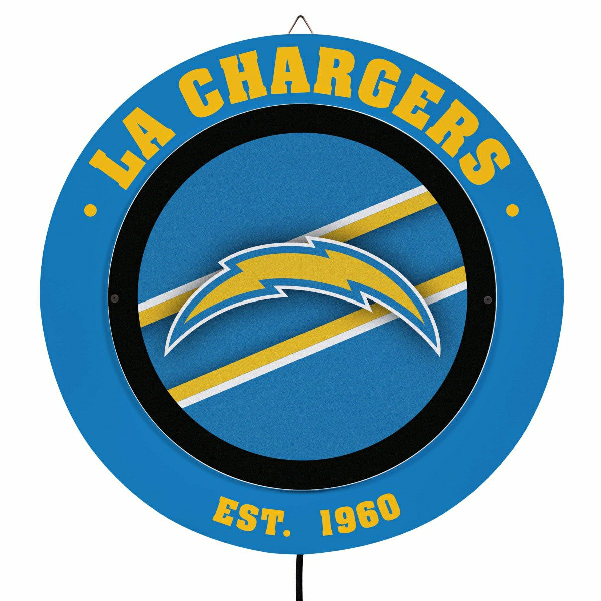 Los Angeles Chargers, Metal Lite, Round - NFL