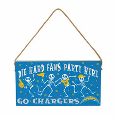 Los Angeles Chargers Halloween Wood Wall Sign, 6x11 - NFL Home