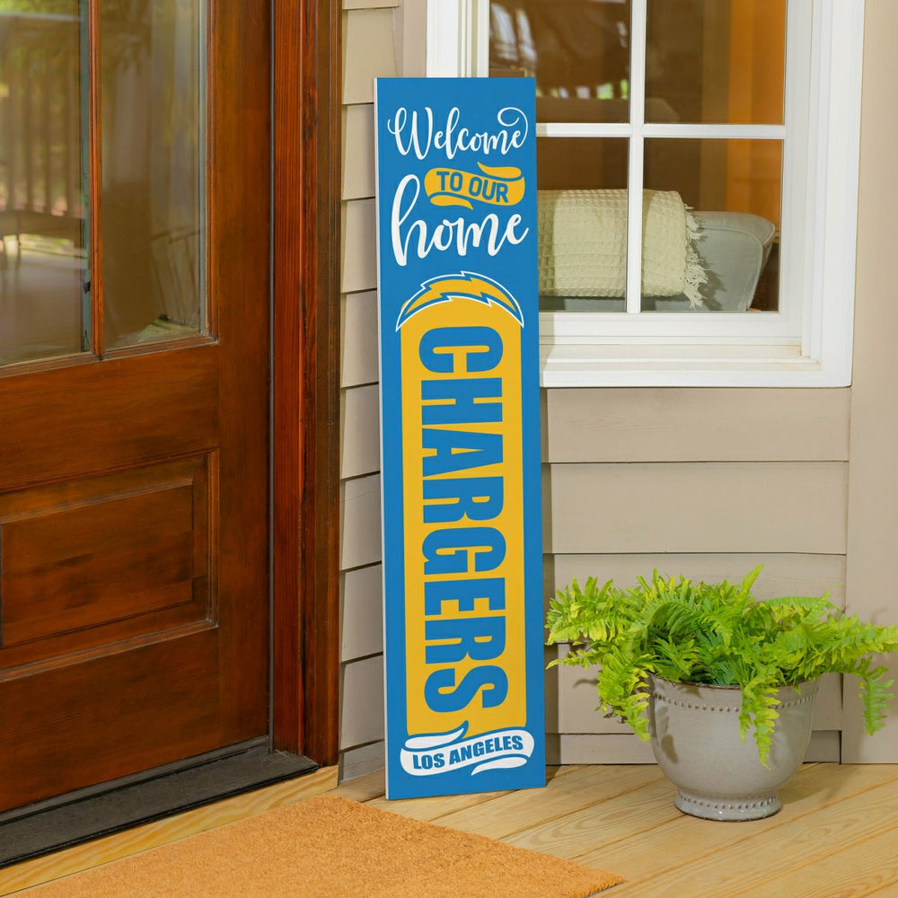 47" Double Sided Leaner, Los Angeles Chargers, Halloween - NFL Home