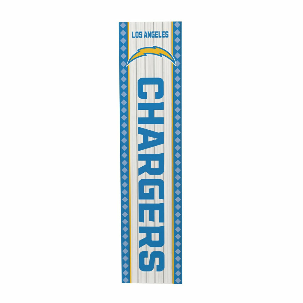 47" Double Sided Leaner, Los Angeles Chargers, Christmas - NFL Home