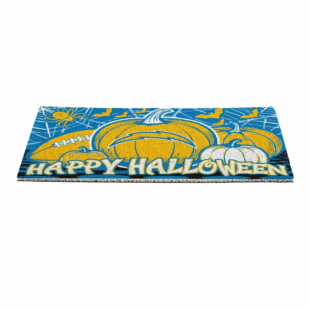Los Angeles Chargers Halloween PVC Mat, 28"x16" - NFL