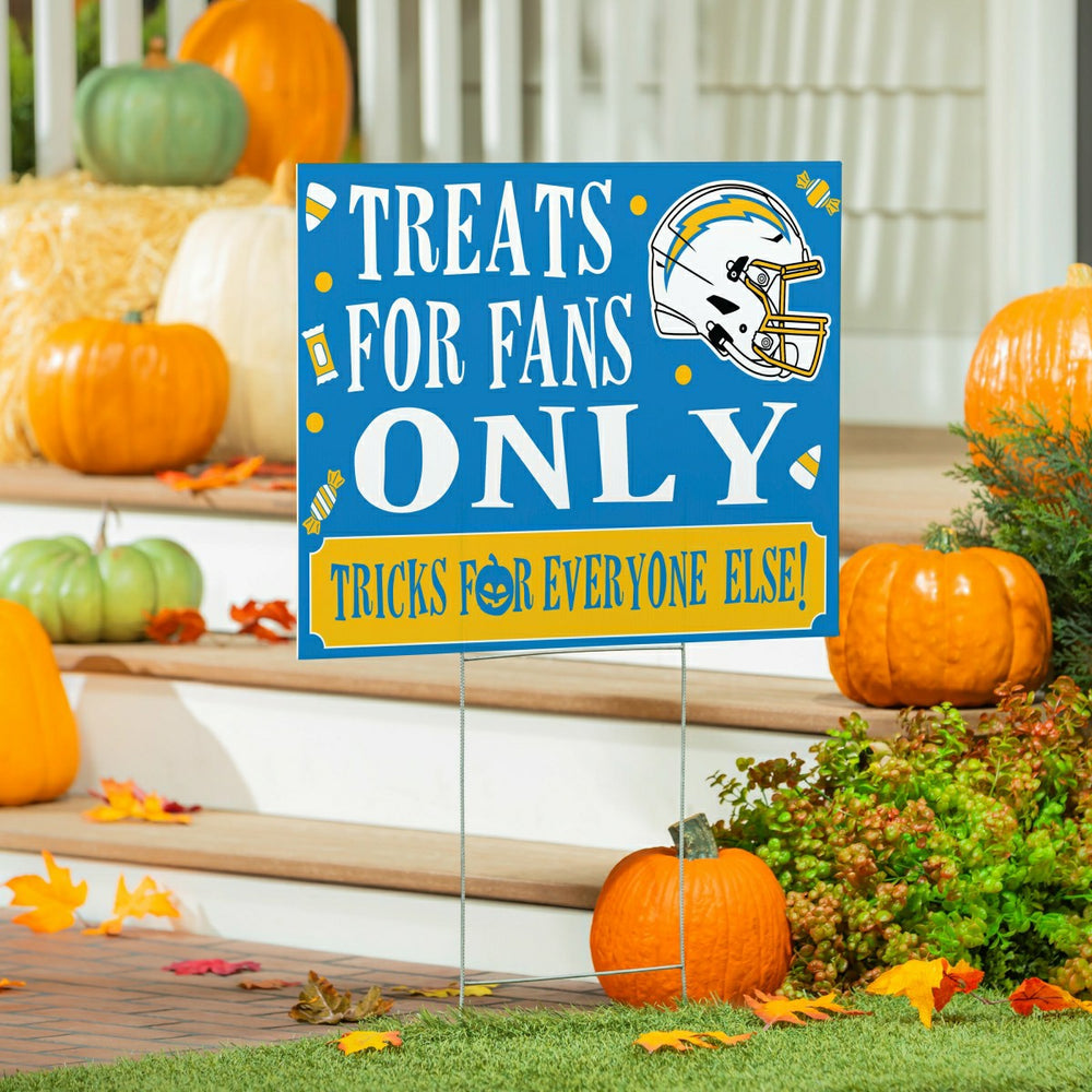 Los Angeles Chargers Yard Sign, Halloween Treats for Fans - NFL Home