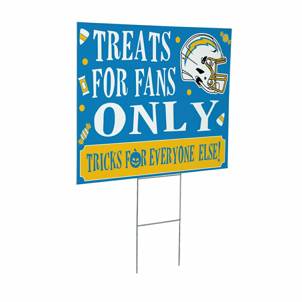 Los Angeles Chargers Yard Sign, Halloween Treats for Fans - NFL Home
