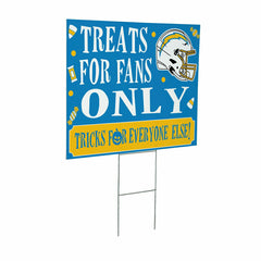 Los Angeles Chargers Yard Sign, Halloween Treats for Fans - NFL Home