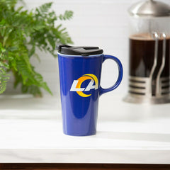 Los Angeles Rams, 17oz Boxed Travel Latte - NFL Home