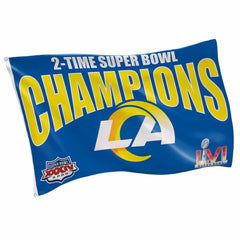 LA Rams, Super Bowl 2X Superbowl Champions, Football, 3x5 Flag - NFL Home