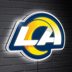 Los Angeles Rams LED Wall Decor, Glazelite, Logo - NFL Home