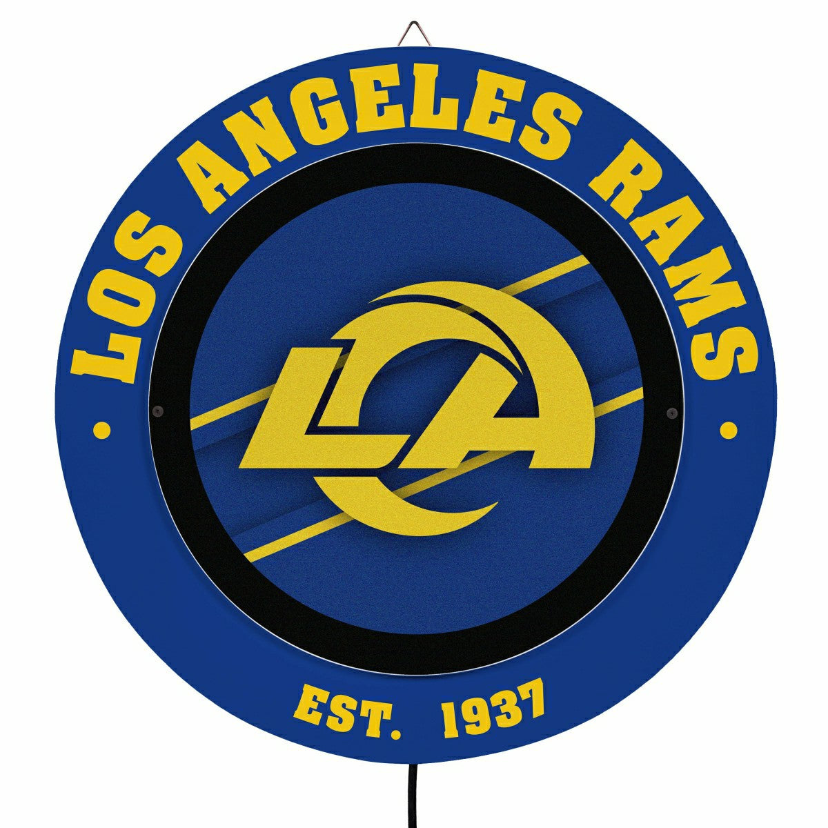 Los Angeles Rams, Metal Lite, Round - NFL