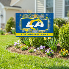 Los Angeles Rams Yard Sign, Patriotic - NFL Home