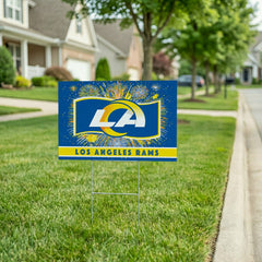 Los Angeles Rams Yard Sign, Patriotic - NFL Home