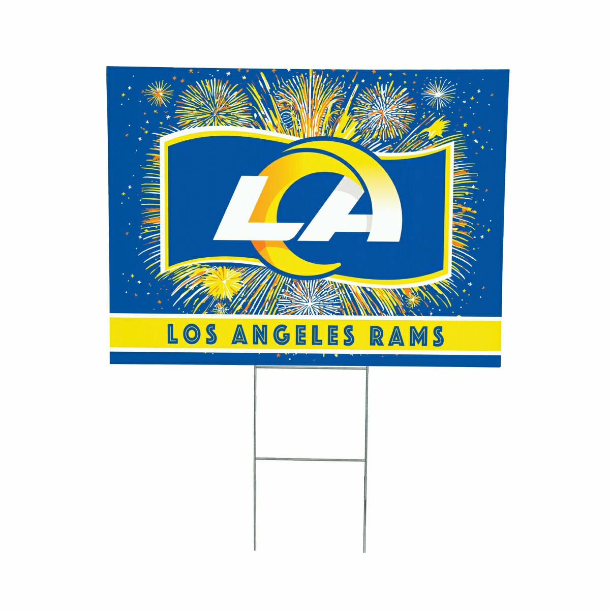 Los Angeles Rams Yard Sign, Patriotic - NFL Home