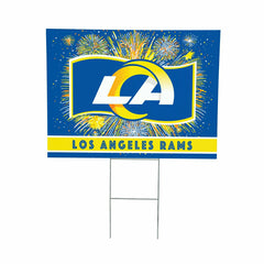 Los Angeles Rams Yard Sign, Patriotic - NFL Home