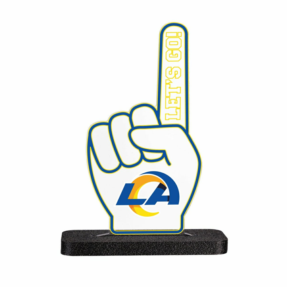 Los Angeles Rams NFL Football Foam Finger Desklite LED Decor - NFL Home