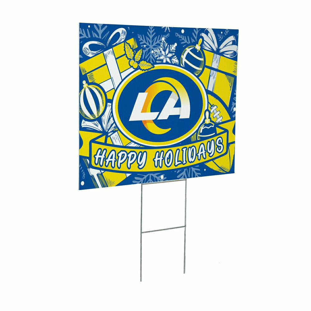Los Angeles Rams Yard Sign, Holiday - NFL Home