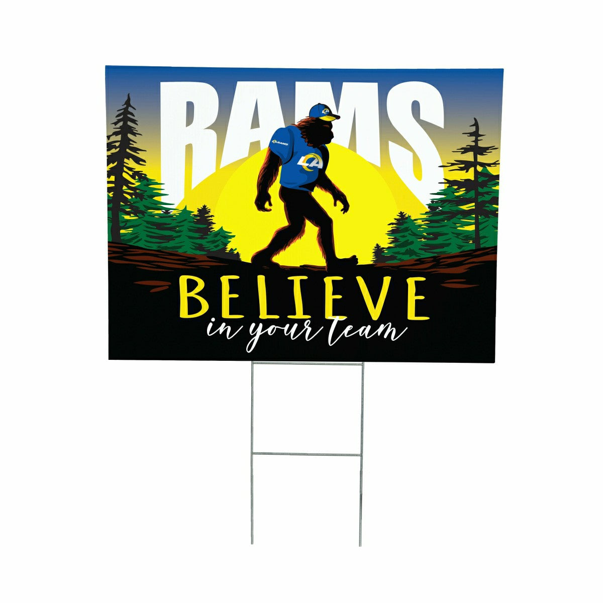 Los Angeles Rams Yard Sign, Bigfoot - NFL Home