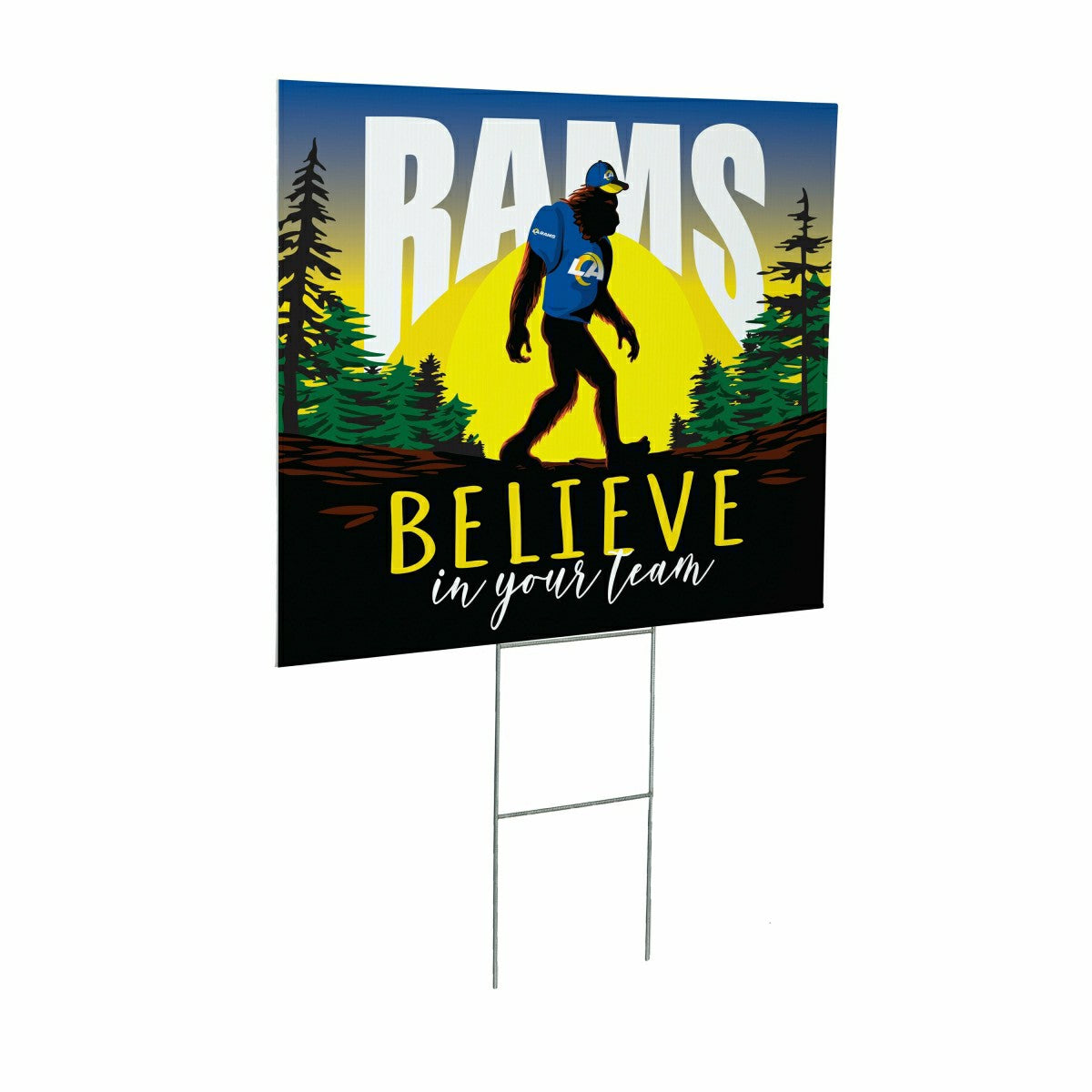 Los Angeles Rams Yard Sign, Bigfoot - NFL Home