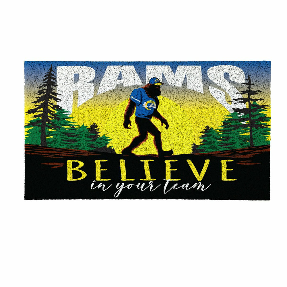 Los Angeles Rams Bigfoot PVC Mat, 28"x16" - NFL