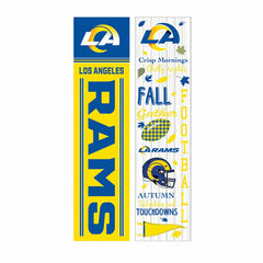 46" Double Sided Leaner, Los Angeles Rams, Fall Seasonal - NFL Home