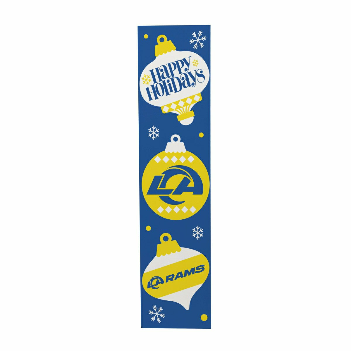 47" Double Sided Leaner, Los Angeles Rams, Christmas - NFL Home