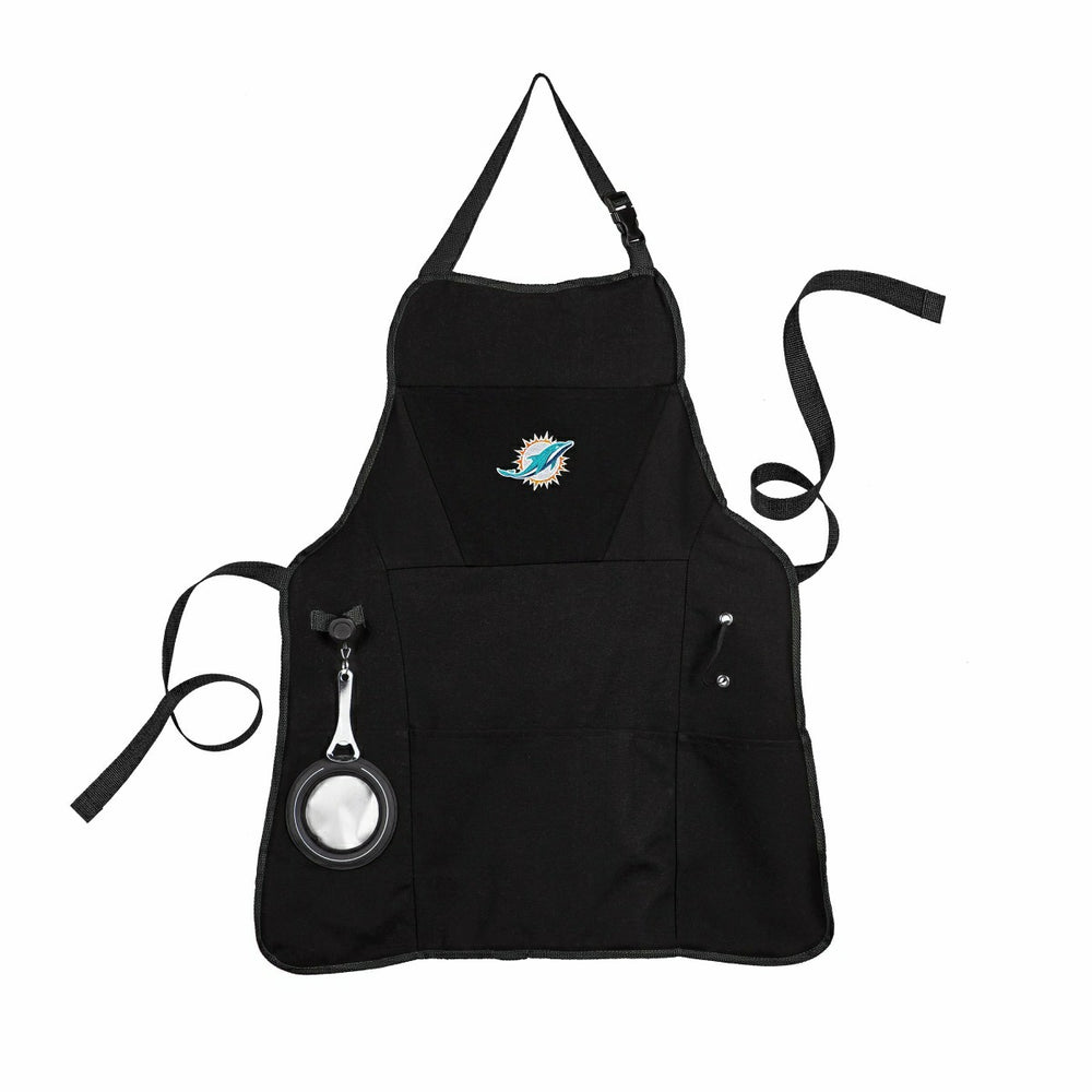 Grill Apron, Black, Miami Dolphins - NFL Home