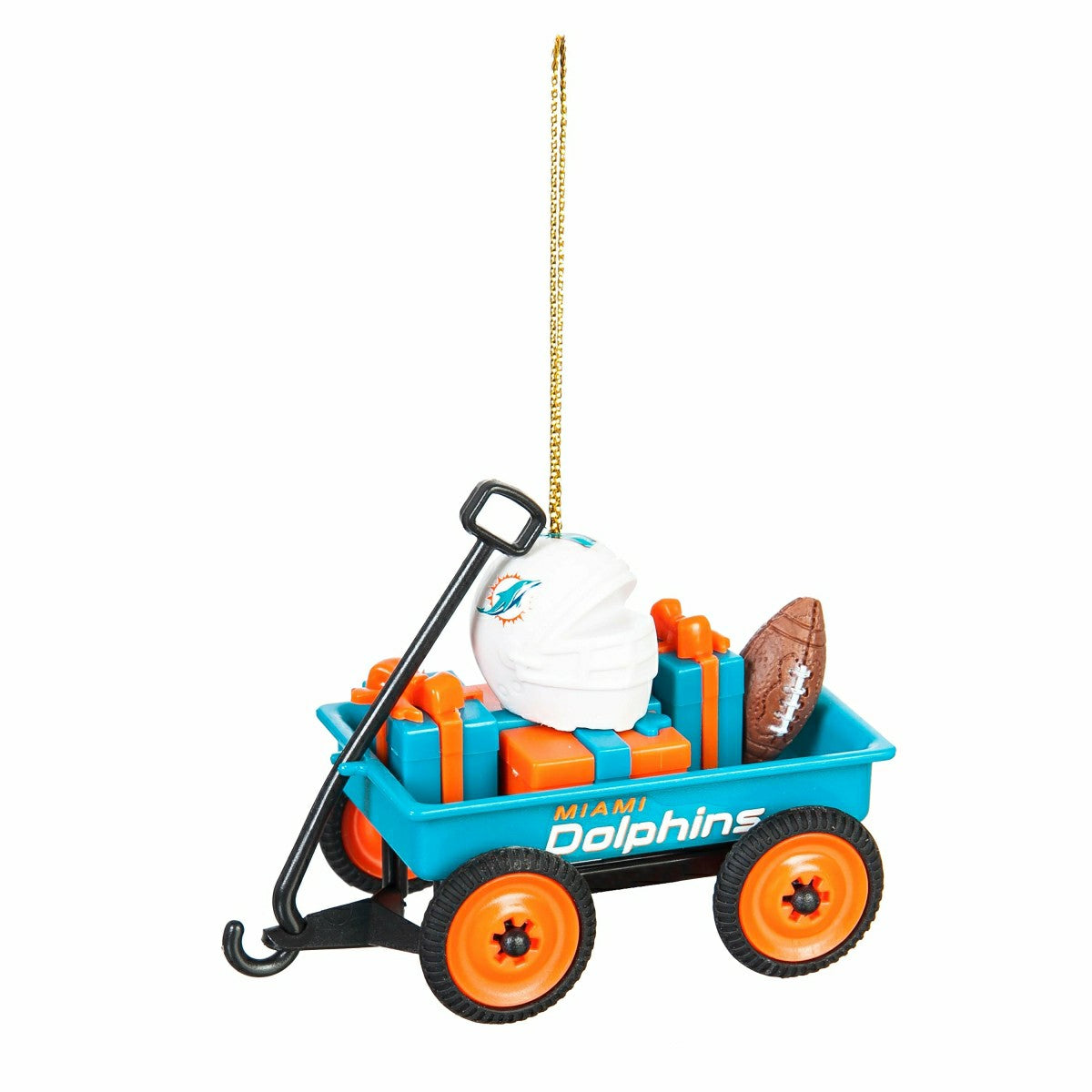 Miami Dolphins Team Wagon Ornament   MyEvergreen - NFL Home