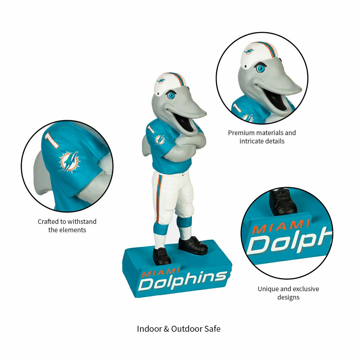 Miami Dolphins Mascot Statue   MyEvergreen - NFL Home
