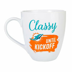 Miami Dolphins, Ceramic Cup O'Java 17oz Gift Set - NFL Home