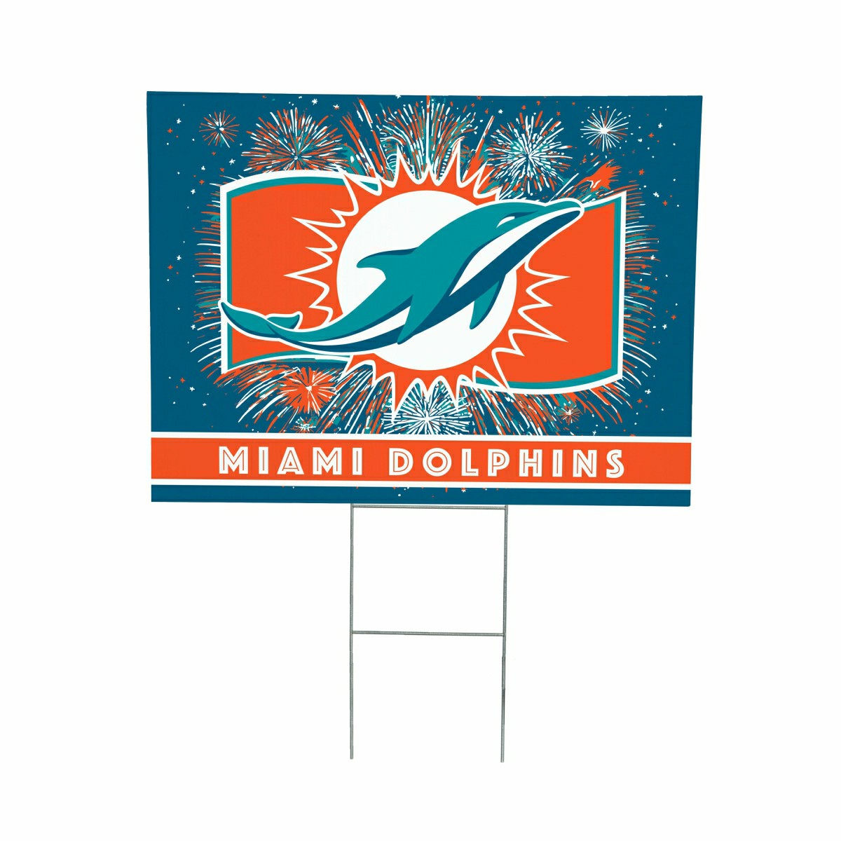 Miami Dolphins Yard Sign, Patriotic - NFL Home