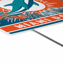 Miami Dolphins Yard Sign, Patriotic - NFL Home