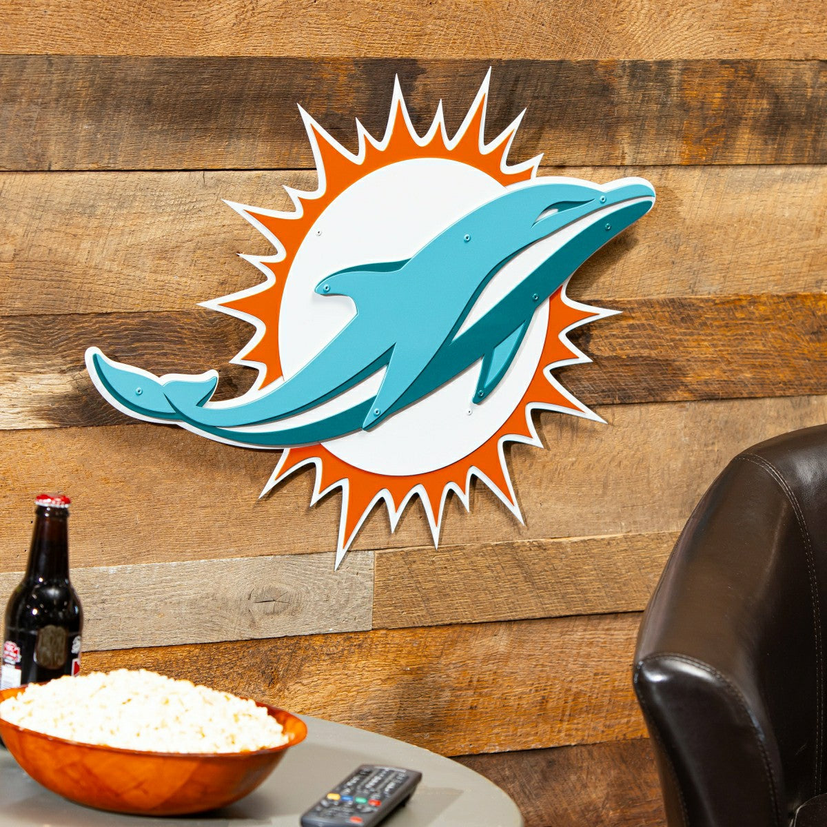 Miami Dolphins Premier Metal Wall Art - NFL Home