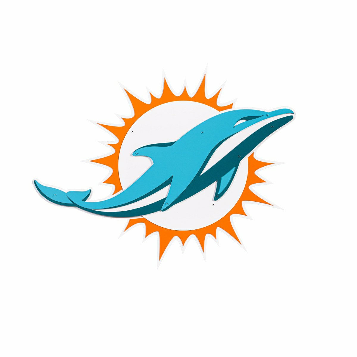 Miami Dolphins Premier Metal Wall Art - NFL Home