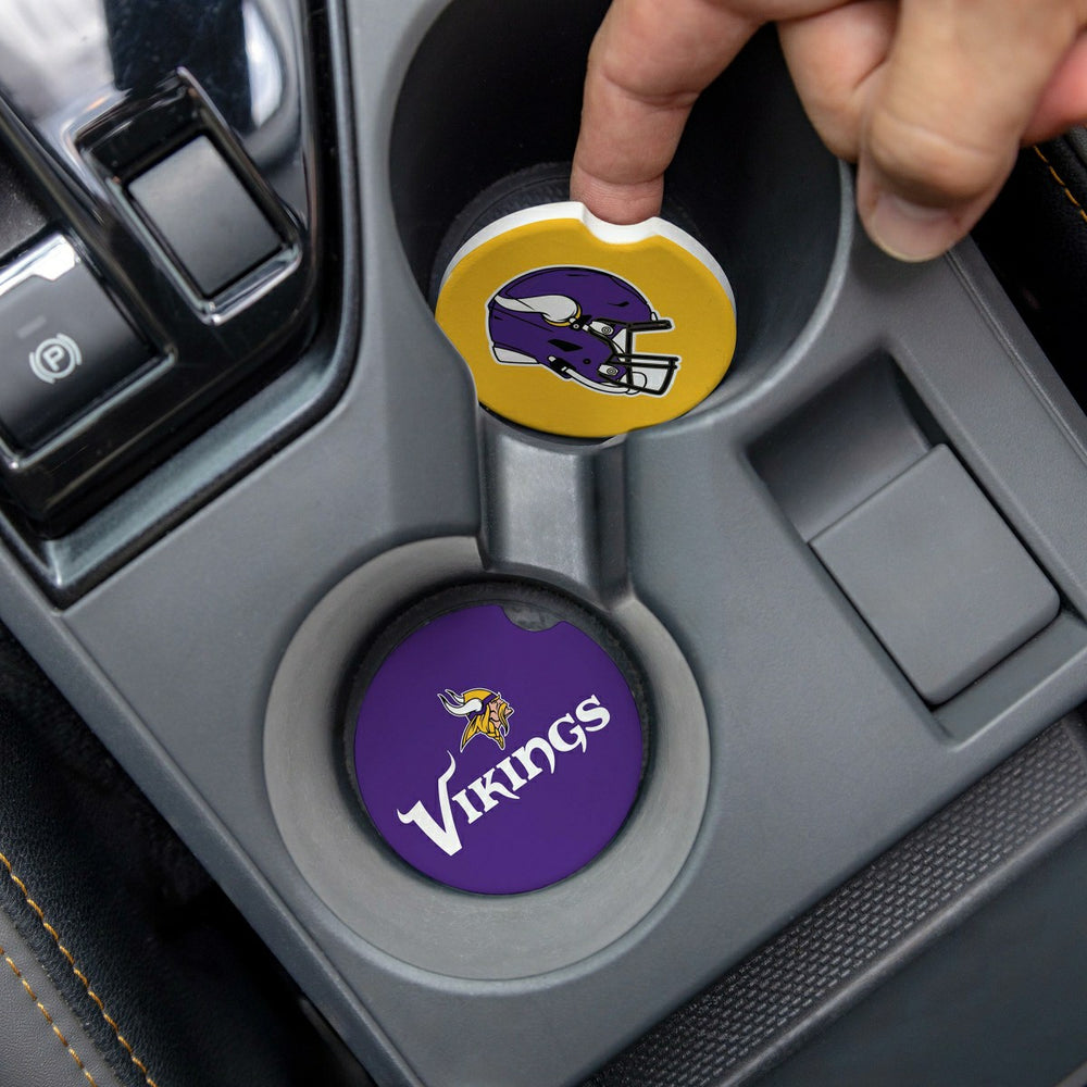 Minnesota Vikings Car Coaster Set, 2pc - NFL