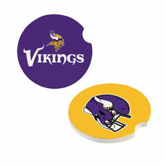 Minnesota Vikings Car Coaster Set, 2pc - NFL